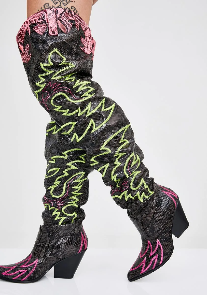Atomic Love Bandit Cowgirl Boots