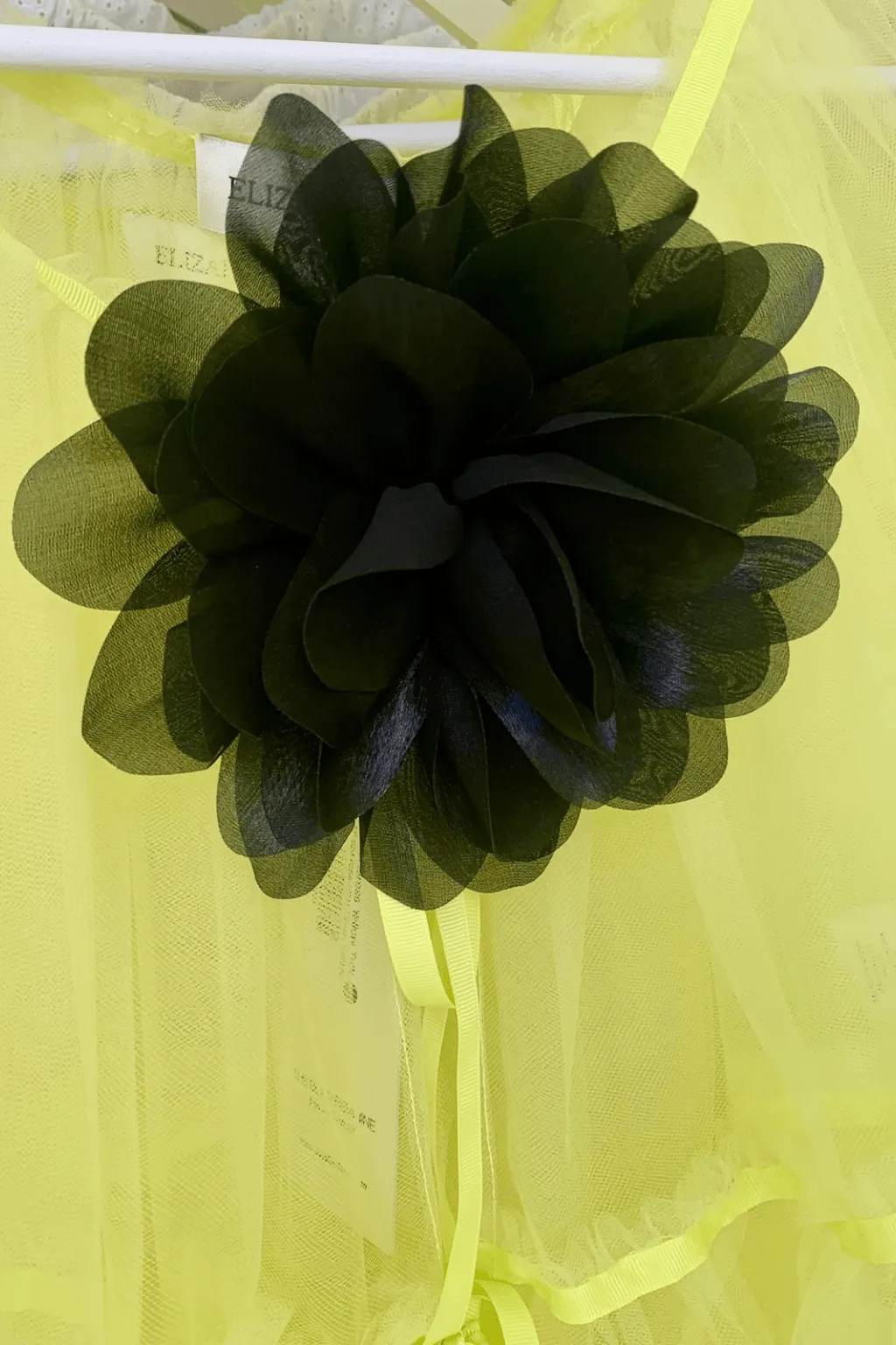 Black Flower Corsage