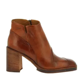 Forte W22-8600 Cognac Tan Ankle Boots