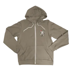 Heather Stone "Happy Old Fashioned" Zip Up Hoodie