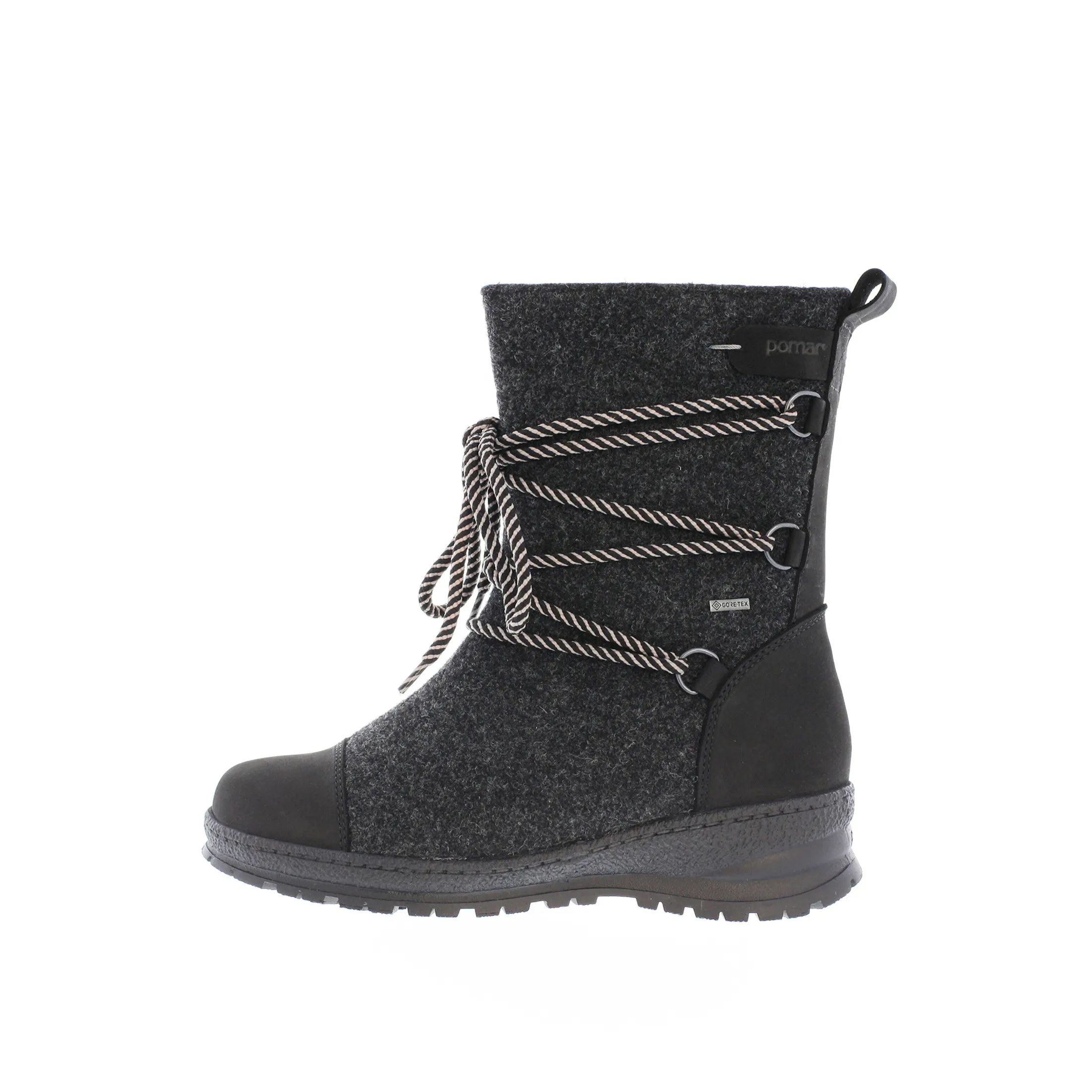 Pomar Women&#x27;s Koli XW GORE-TEX® Felt Boots Granite/Black | Buy Pomar Women&#x27;s Koli XW GORE-TEX® Felt Boots Granite/Black here | Outnorth