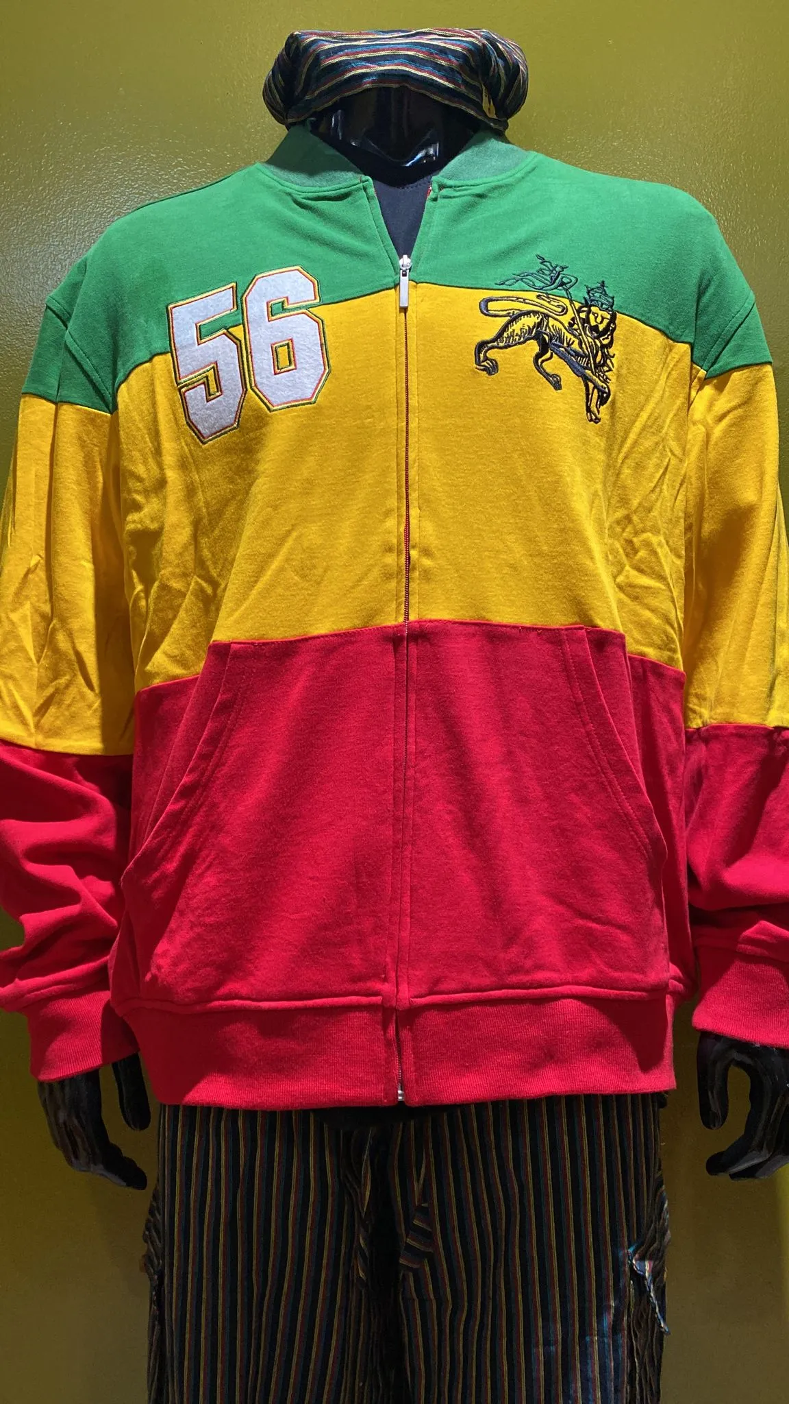 Rasta Jacket - Bob Marley Lion Of Judah