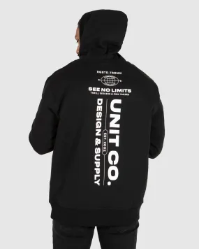 UNIT Mens Worldwide Pull Over Hoodie